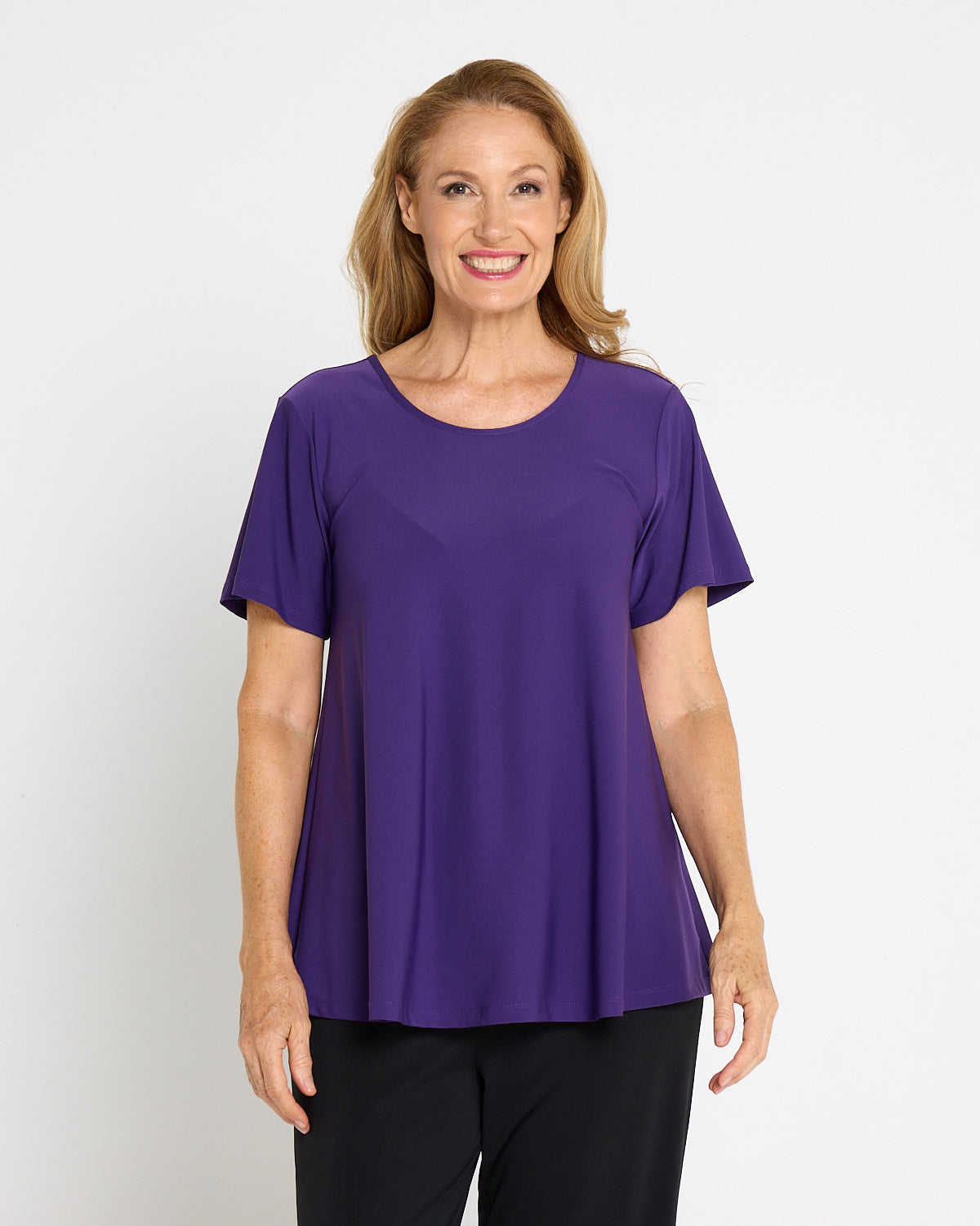 Swing Scoop Top - Purple