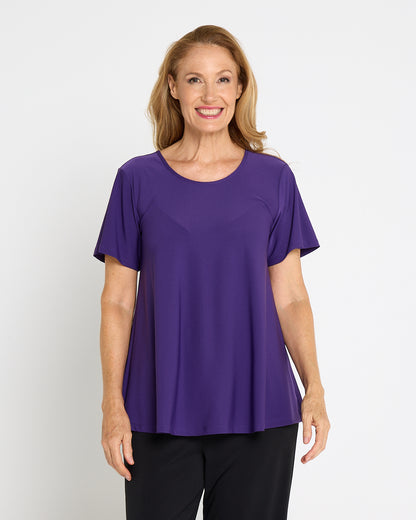 Swing Scoop Top - Purple