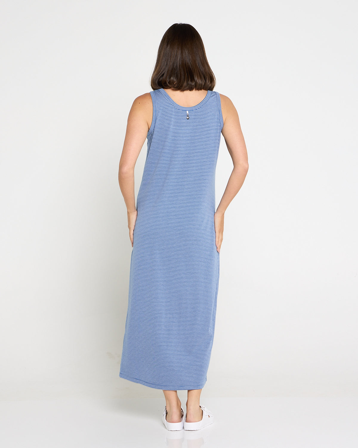 Travel Dress by Cordelia St - Blue Stripe