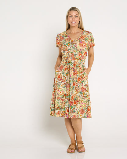 Storybook Dress - Floral Paisley
