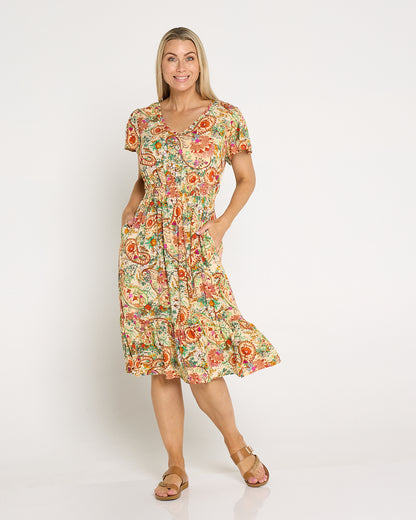 Storybook Dress - Floral Paisley