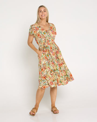 Storybook Dress - Floral Paisley