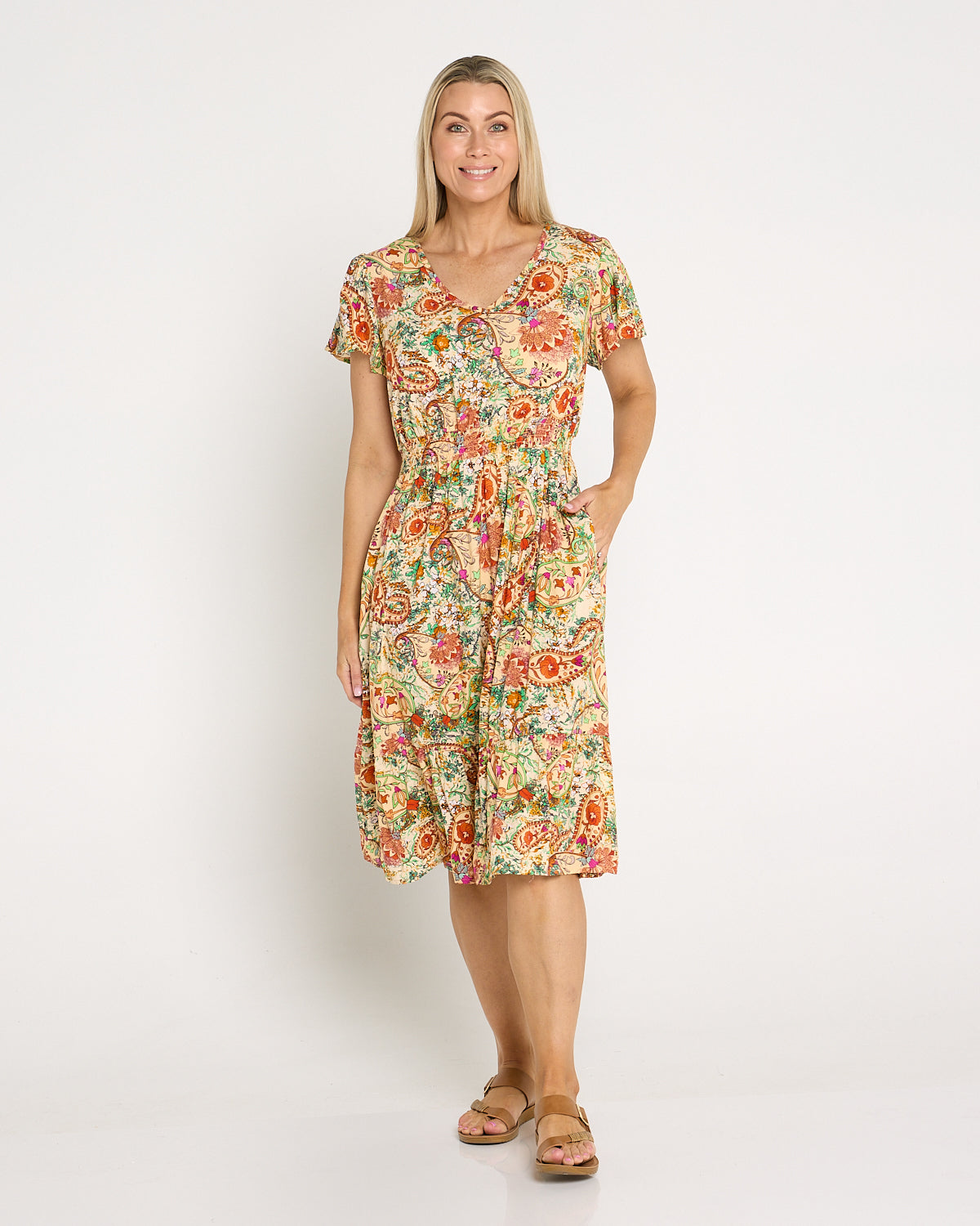 Storybook Dress - Floral Paisley