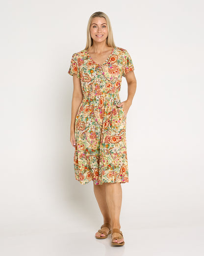 Storybook Dress - Floral Paisley