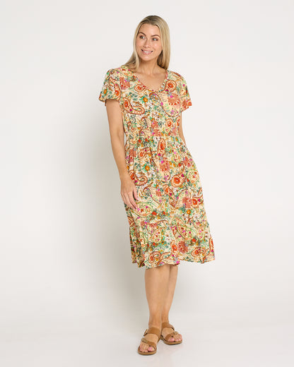 Storybook Dress - Floral Paisley