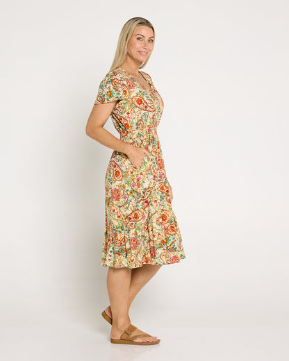 Storybook Dress - Floral Paisley