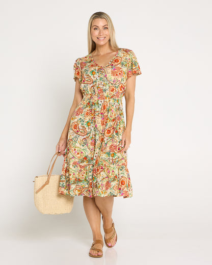 Storybook Dress - Floral Paisley