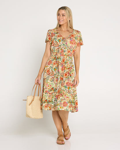 Storybook Dress - Floral Paisley