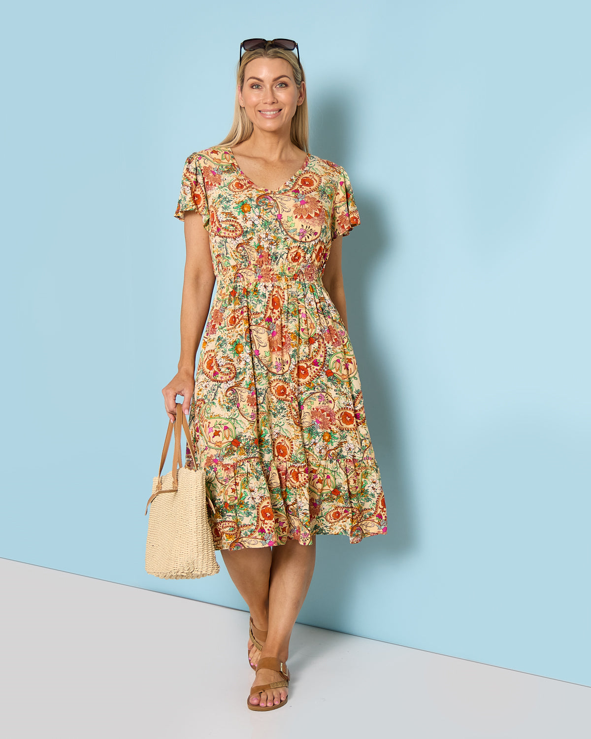 Storybook Dress - Floral Paisley