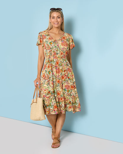 Storybook Dress - Floral Paisley