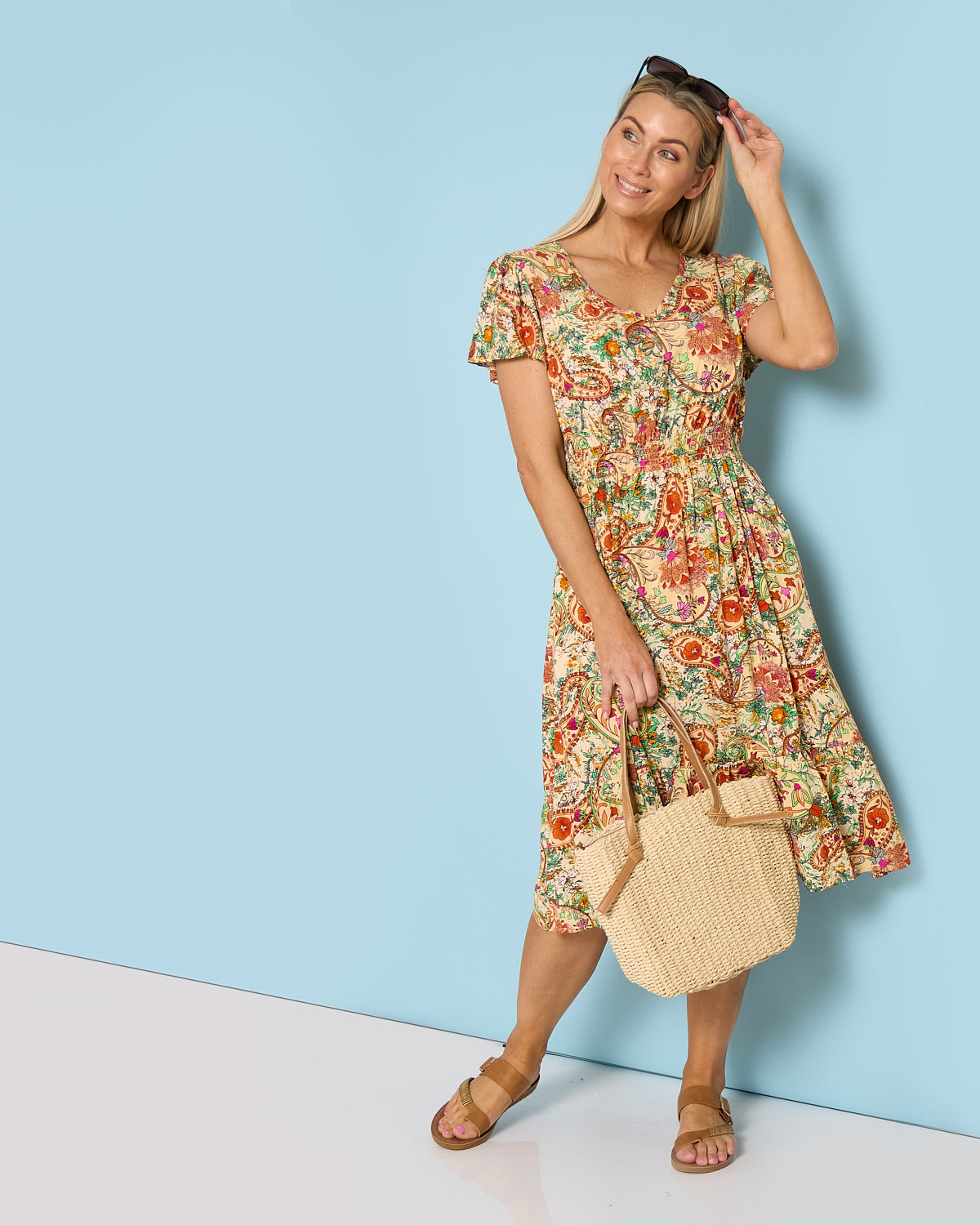 Storybook Dress - Floral Paisley