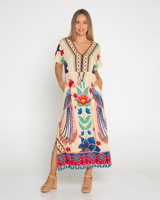 Kia Ora Maxi Dress - Sandy Paradise