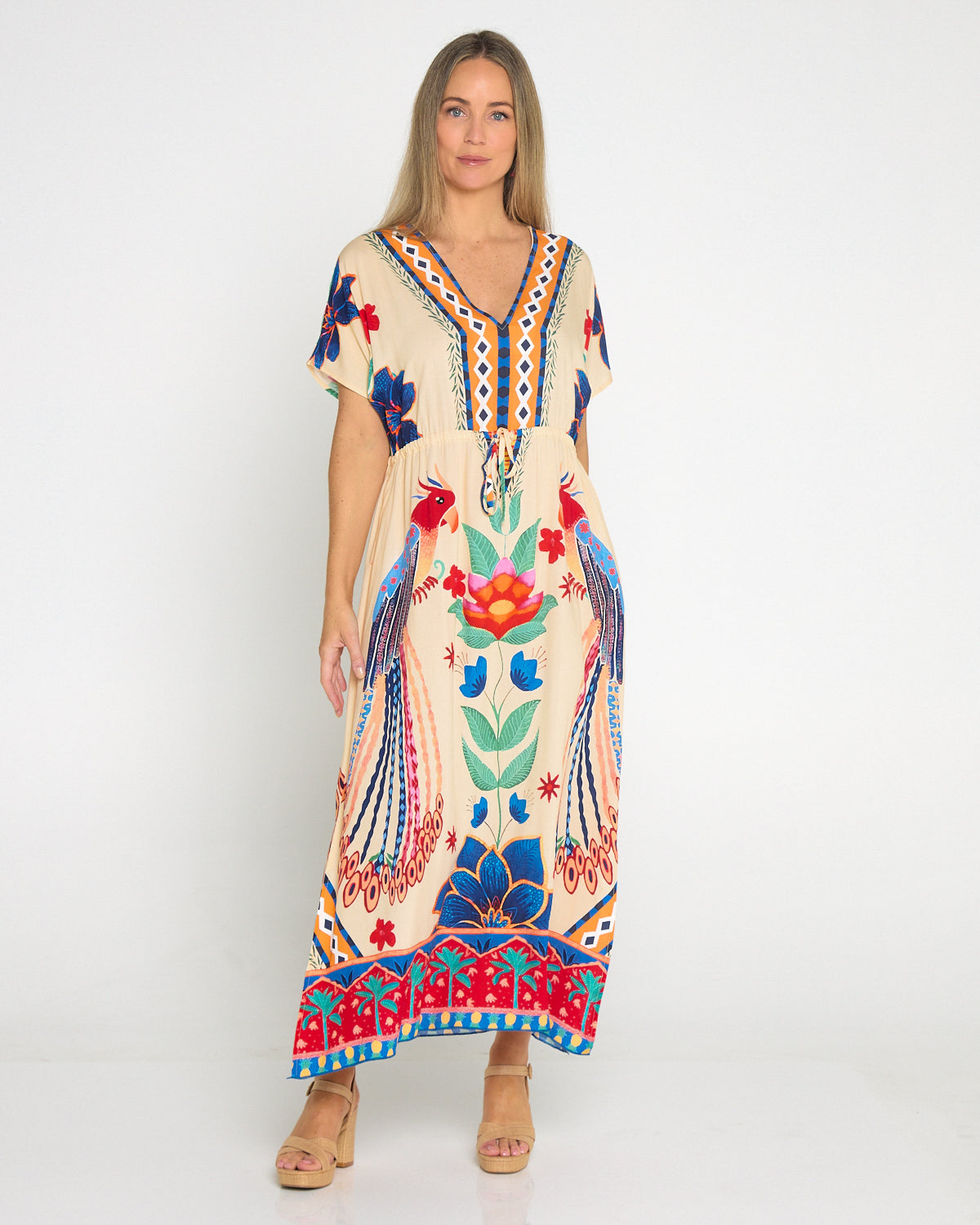 Kia Ora Maxi Dress - Sandy Paradise