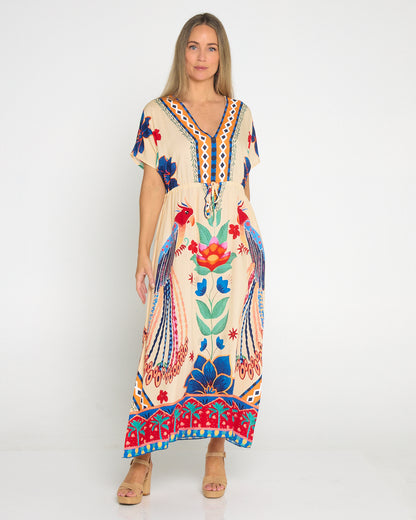 Kia Ora Maxi Dress - Sandy Paradise