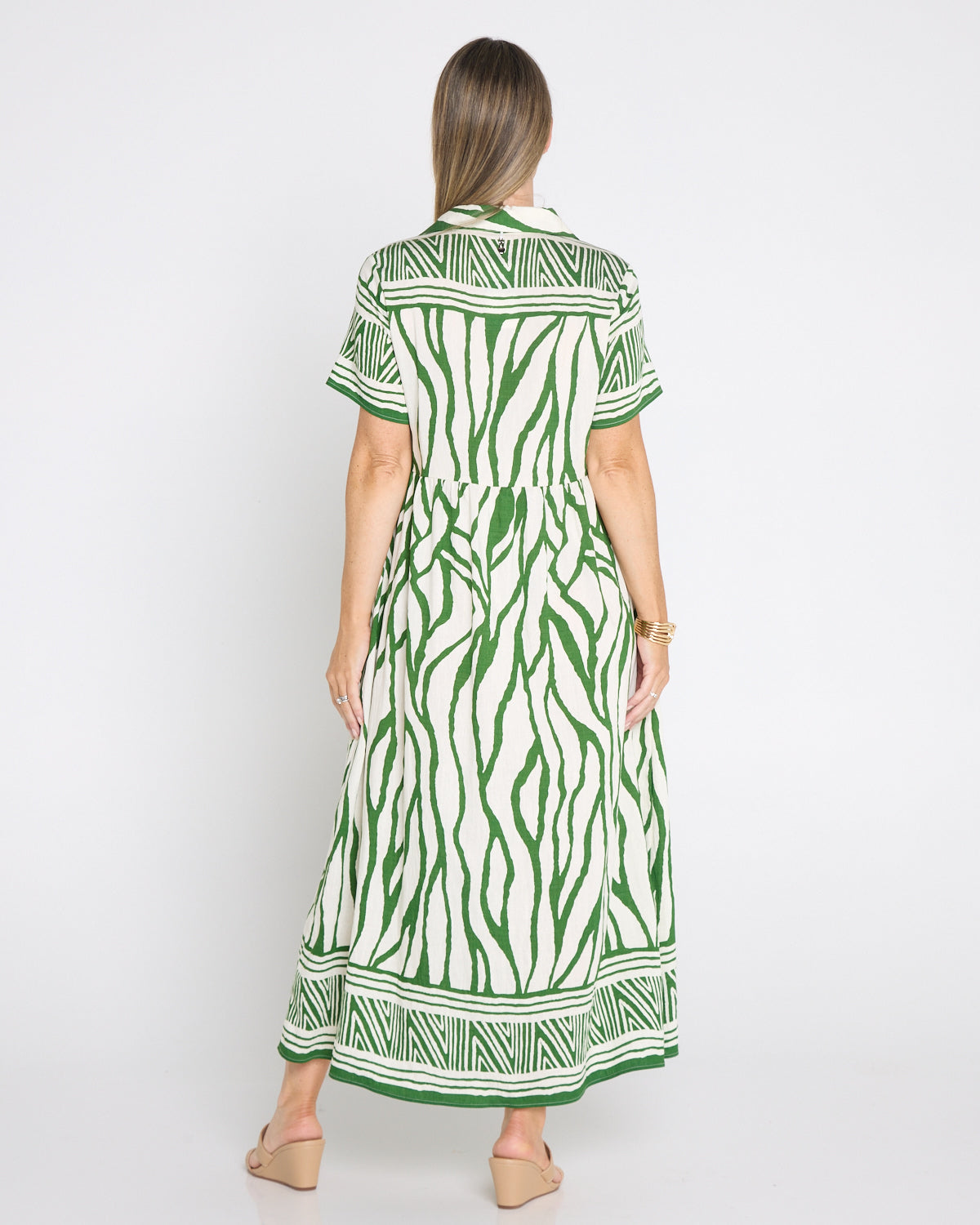Serengeti Shirt Dress - Green