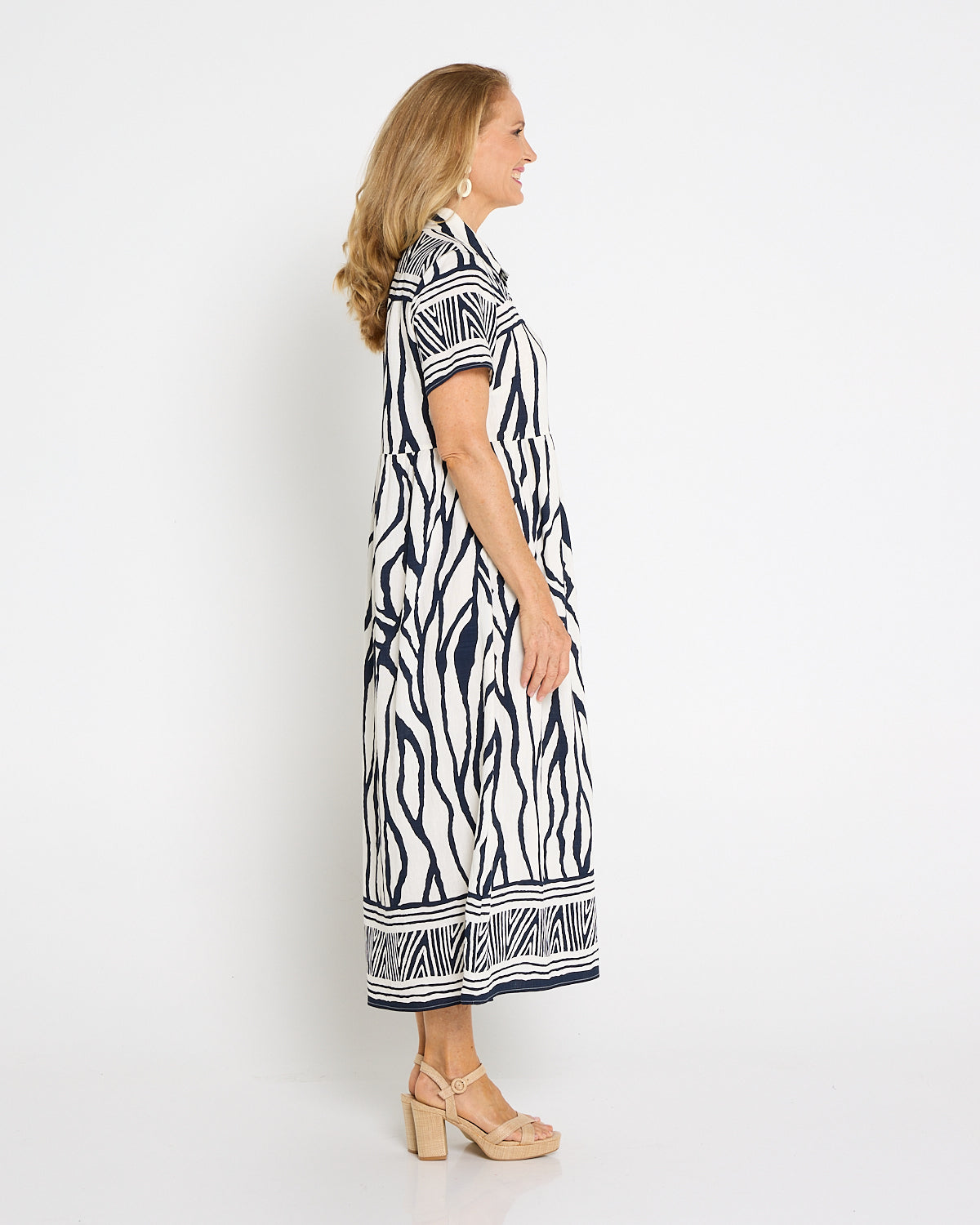 Serengeti Shirt Dress - Navy