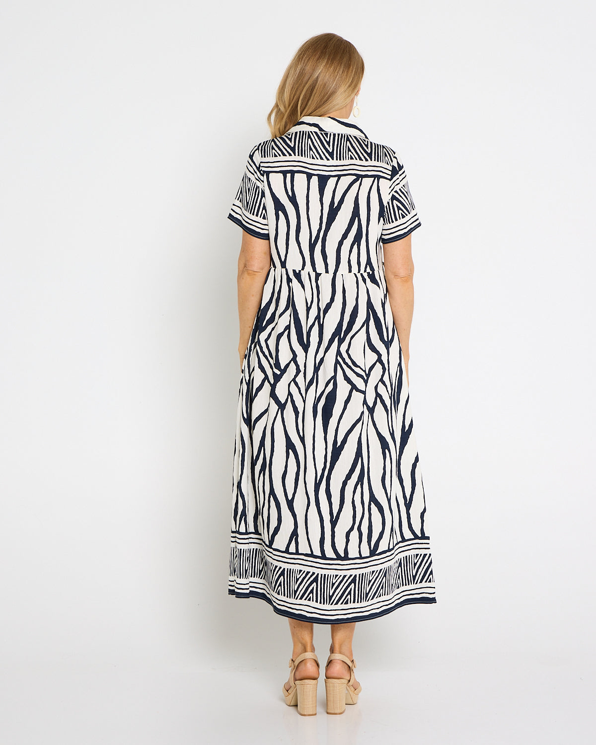 Serengeti Shirt Dress - Navy