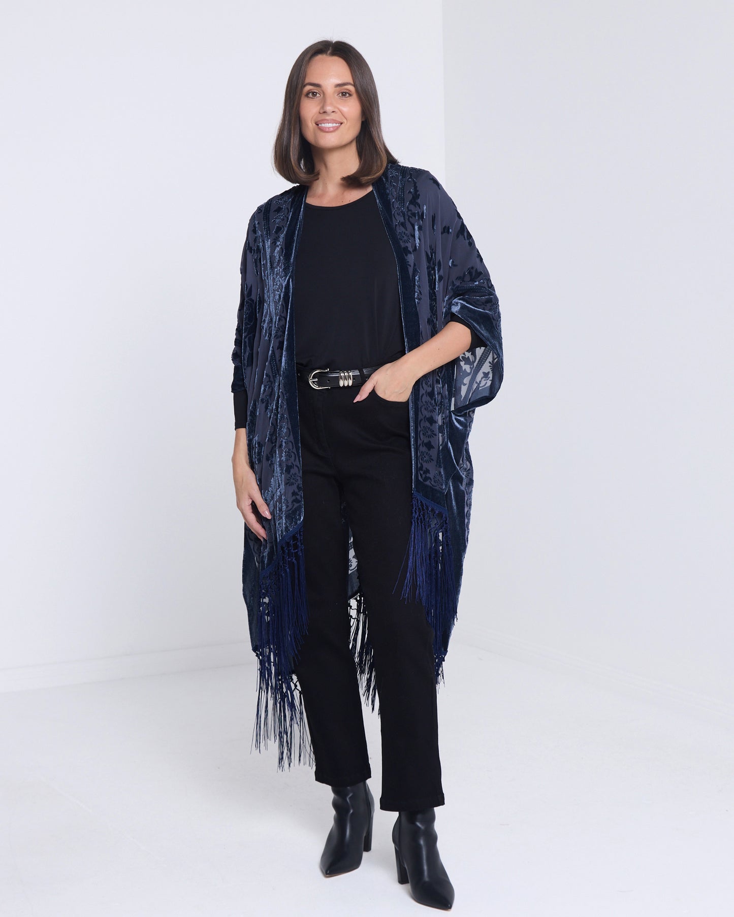 The Essential Metal Buckle Belt - Black/Silver