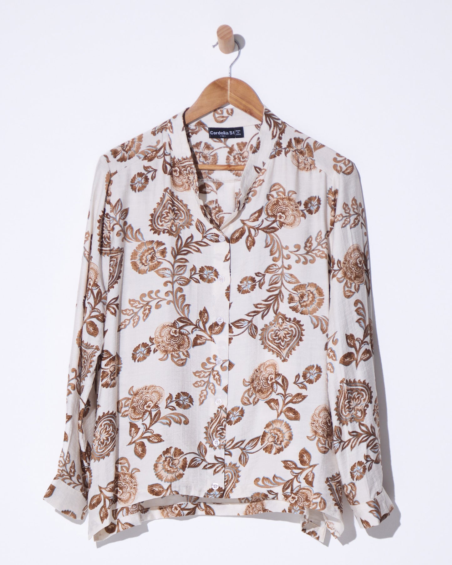 Veronica Blouse - Natural Floral