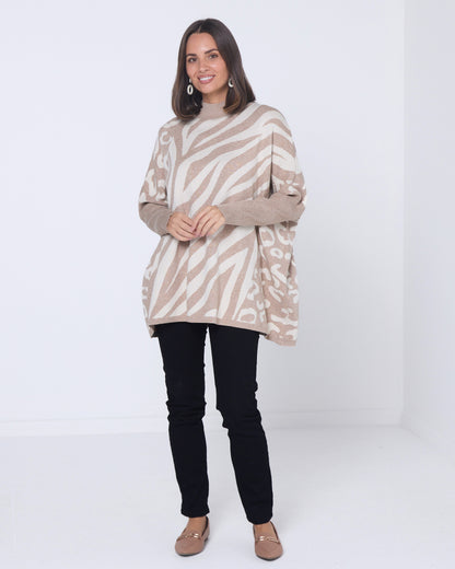 Safari Knit Tunic - Sand