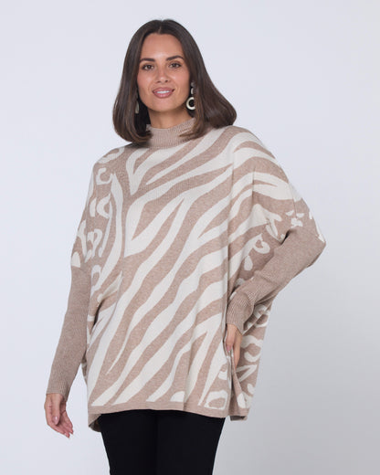Safari Knit Tunic - Sand