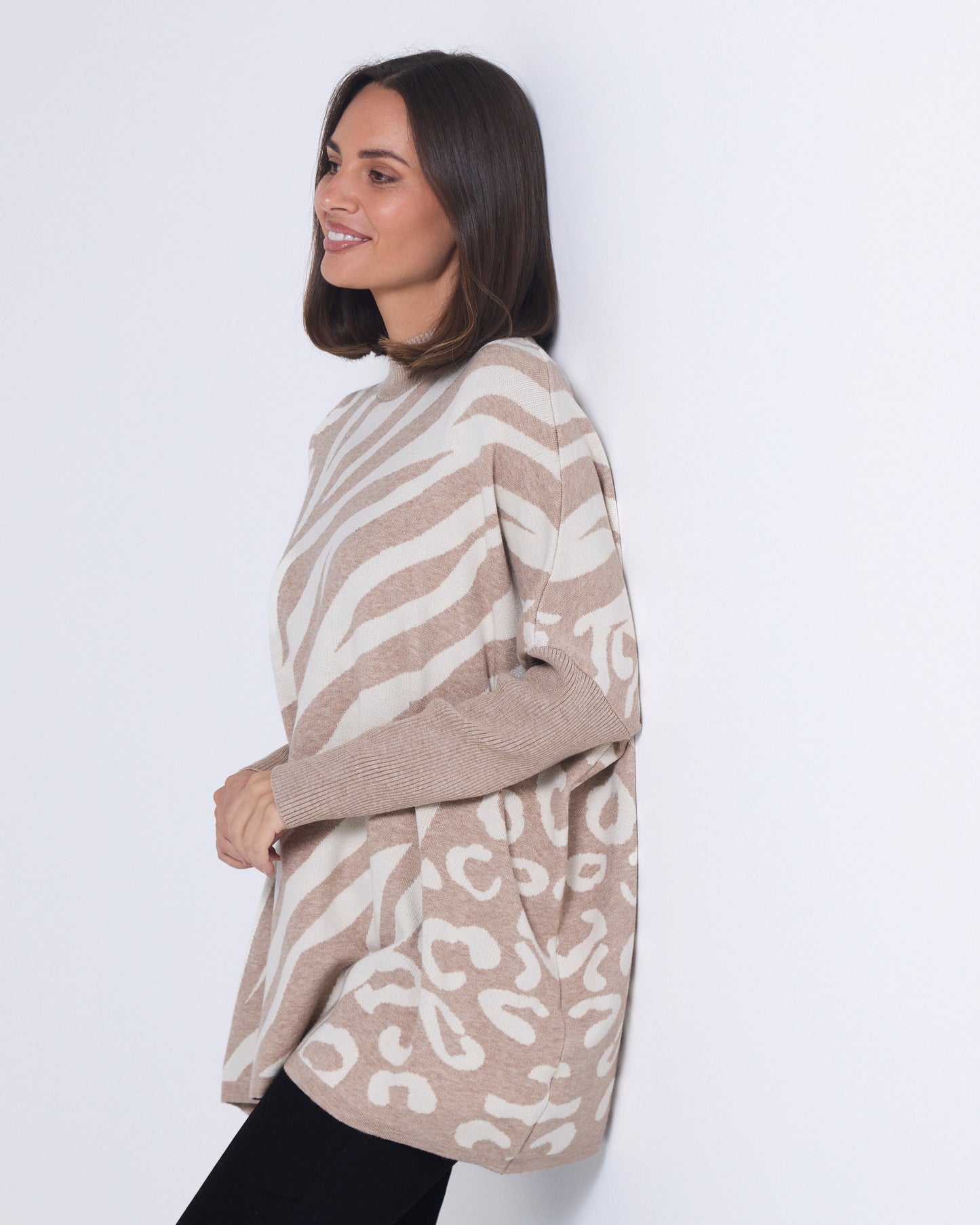Safari Knit Tunic - Sand