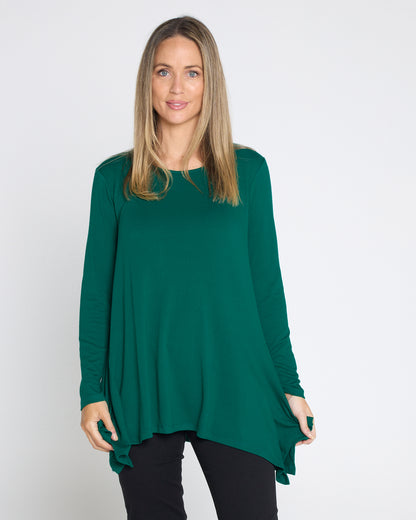 Andrea Long Sleeve Top - Forest