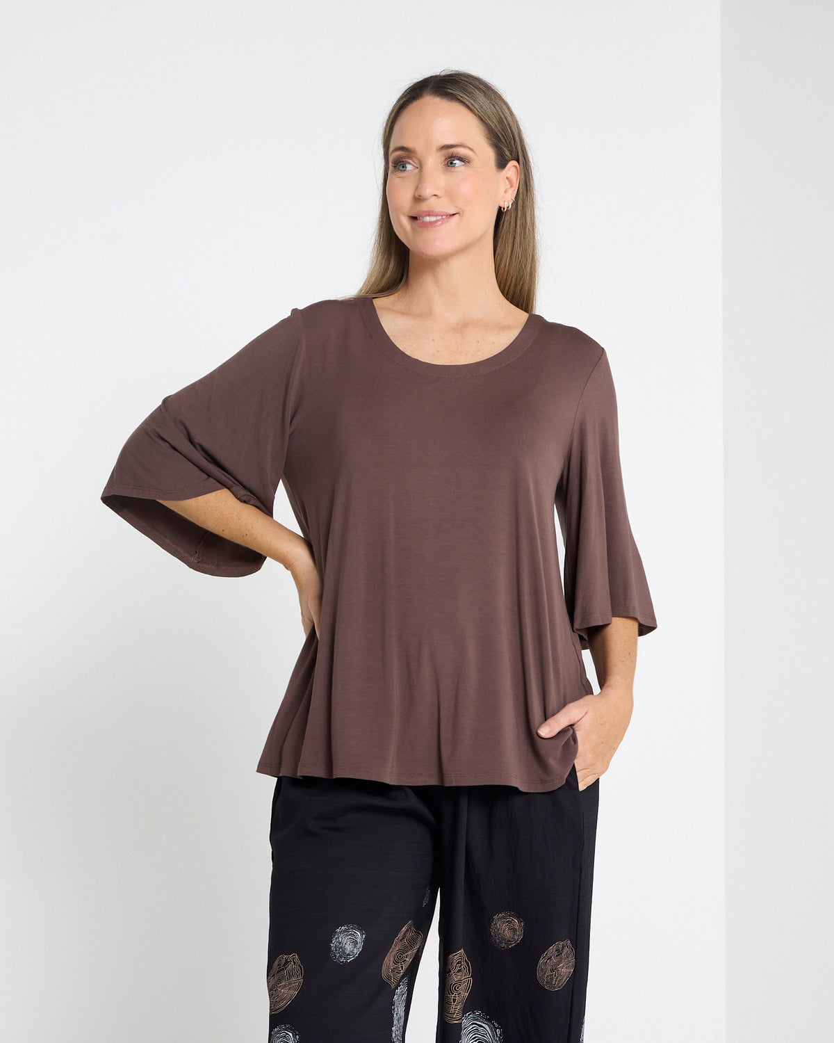 Donna Swing Top - Choc