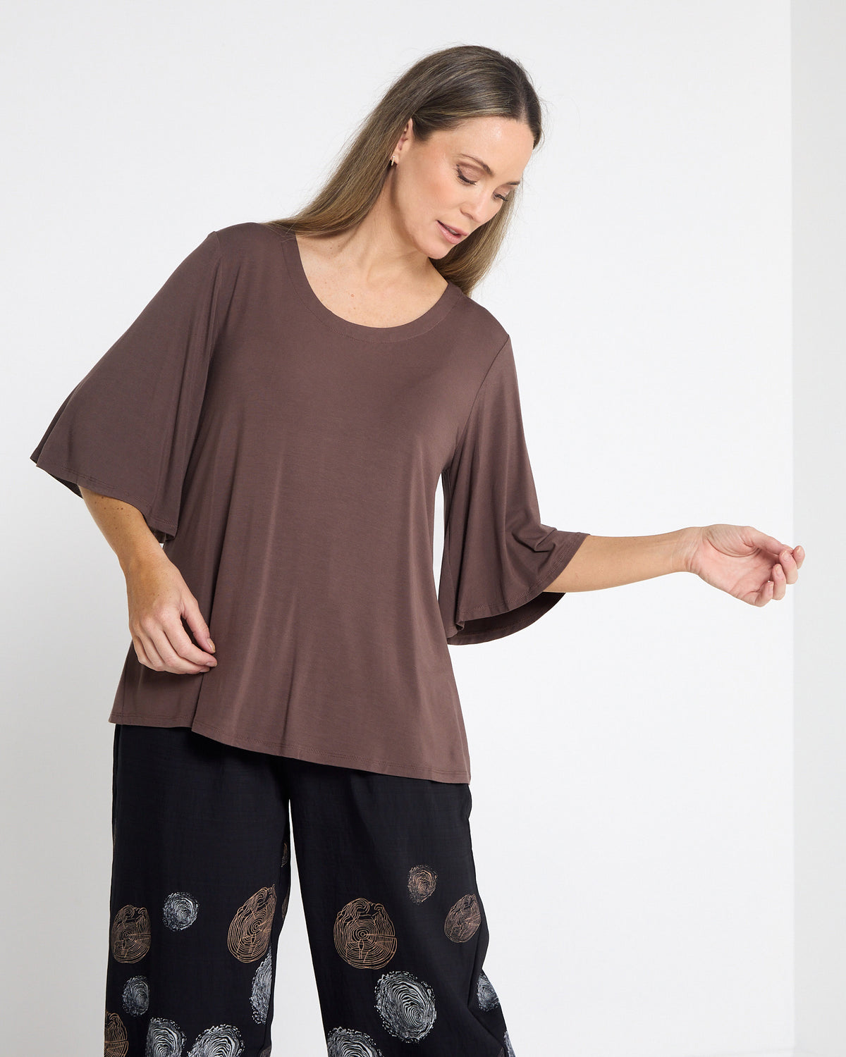 Donna Swing Top - Choc