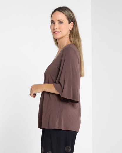 Donna Swing Top - Choc