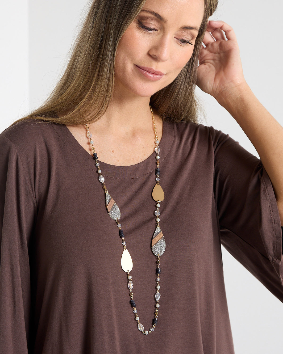 Gove Necklace - Brown