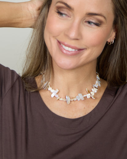 Coastal Necklace - Shell Glow