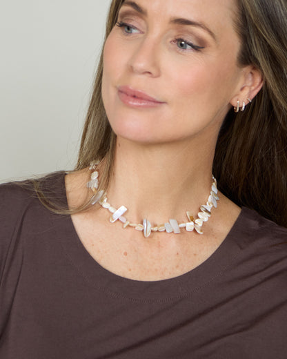 Coastal Necklace - Shell Glow