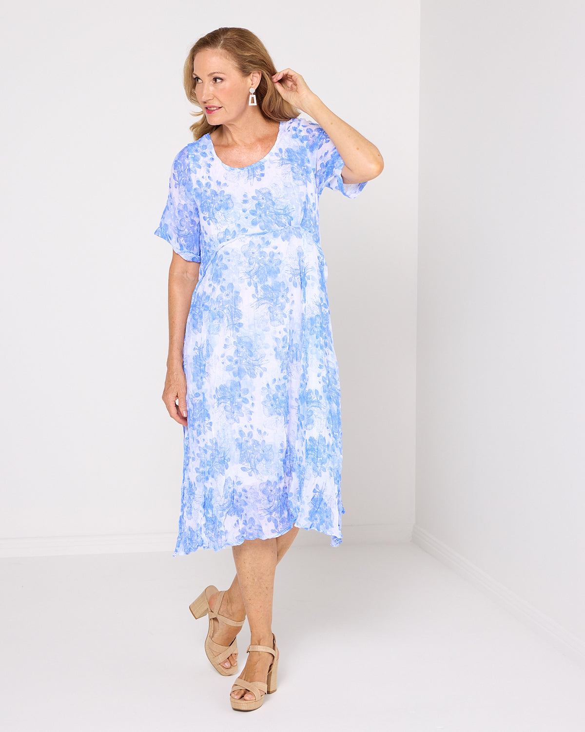 Waterhouse Dress - Passionflower Sky