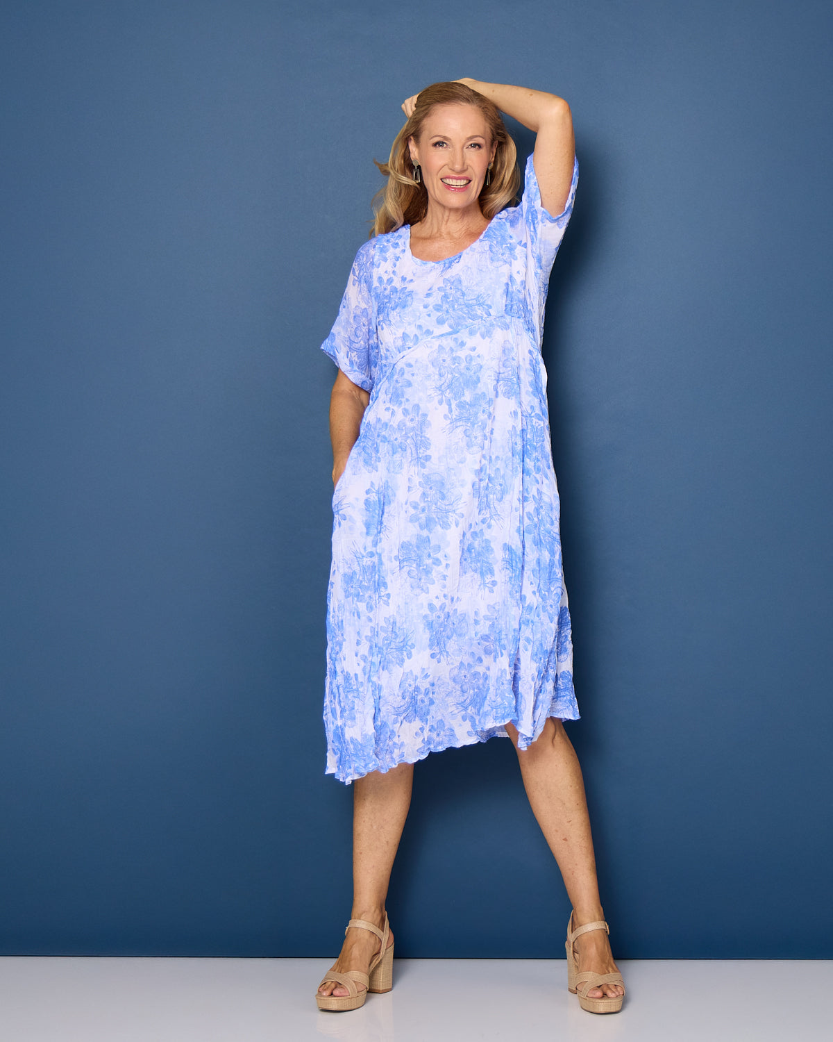 Waterhouse Dress - Passionflower Sky