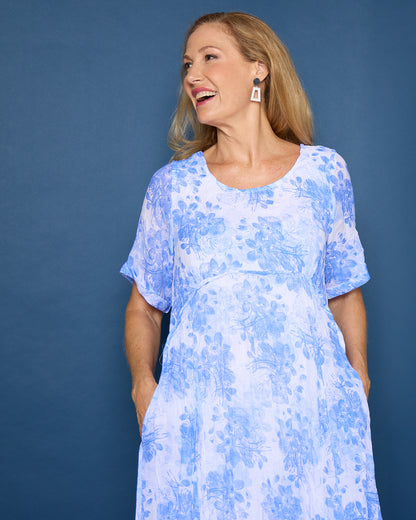 Waterhouse Dress - Passionflower Sky