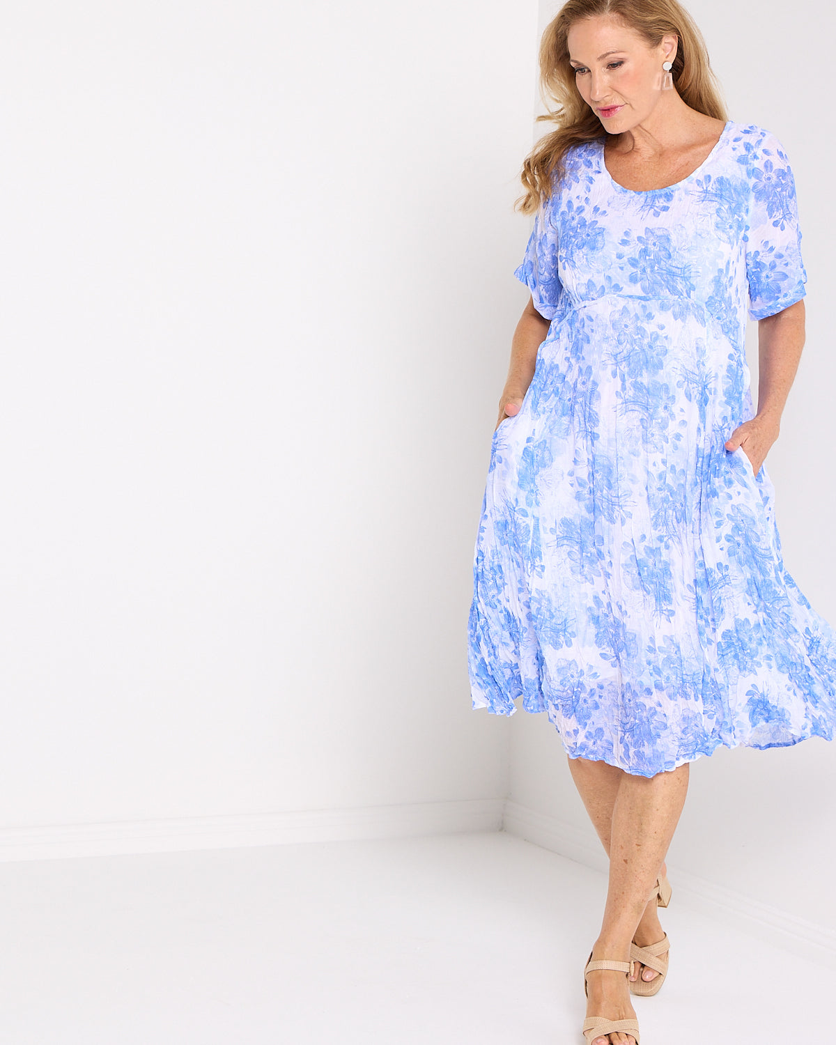 Waterhouse Dress - Passionflower Sky