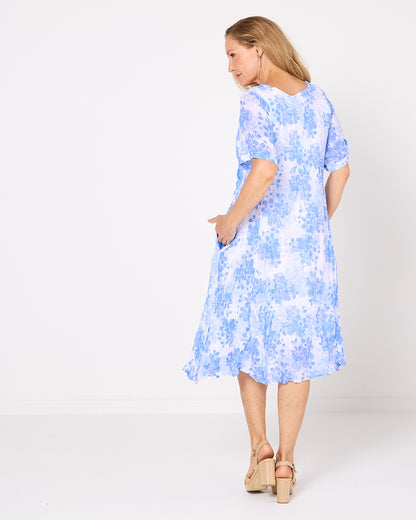 Waterhouse Dress - Passionflower Sky