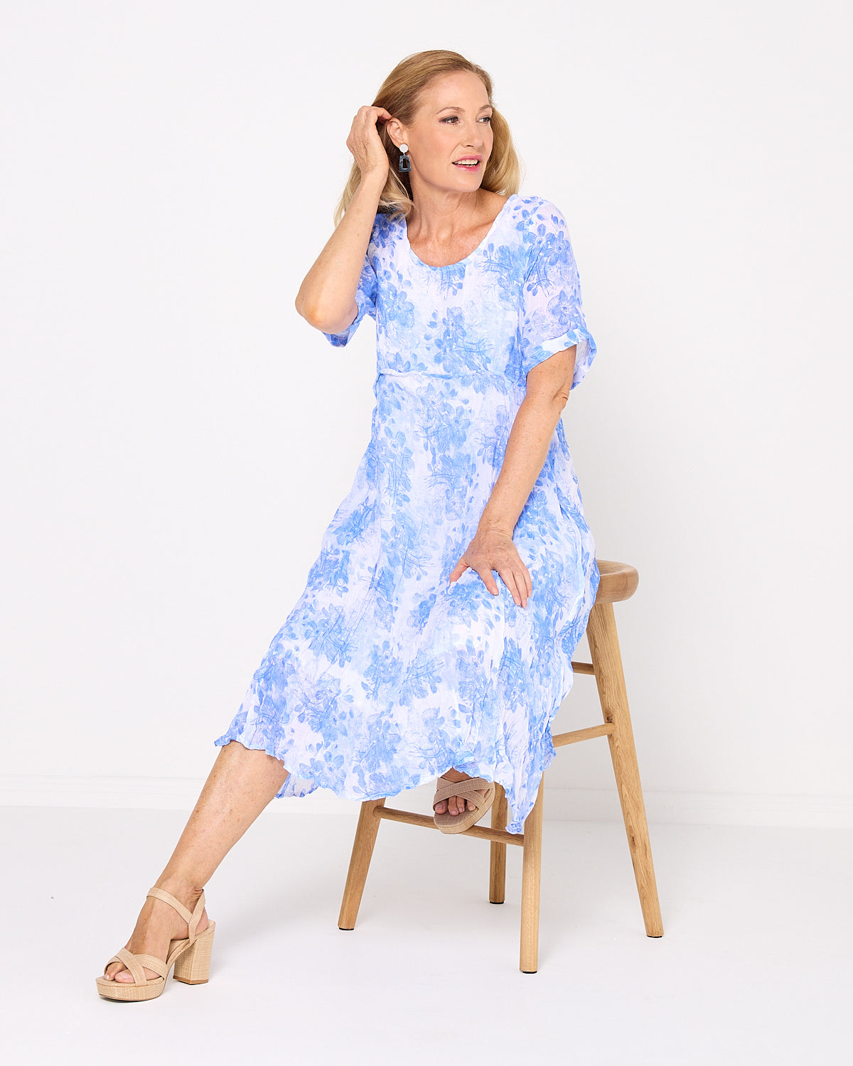 Waterhouse Dress - Passionflower Sky