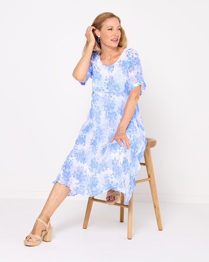 Waterhouse Dress - Passionflower Sky