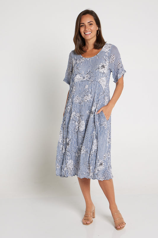 Waterhouse Dress - Summer Pinstripe
