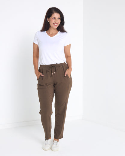Weekend Life Fleece Pants - Mocha