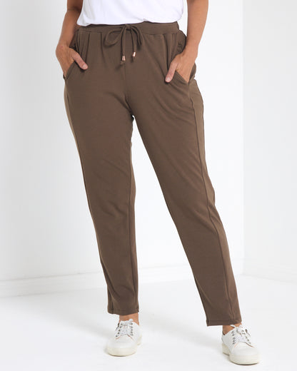 Weekend Life Fleece Pants - Mocha