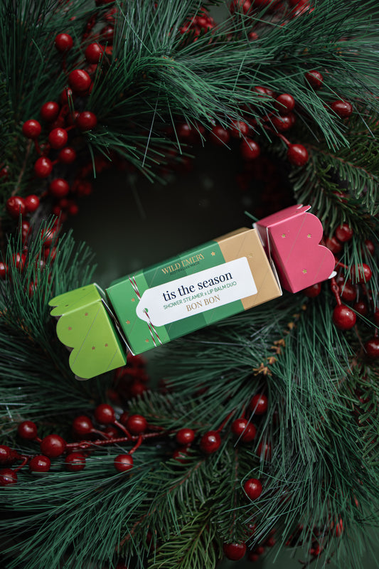 Tis The Season Shower Steamer x Mini Lip Balm Bon Bon