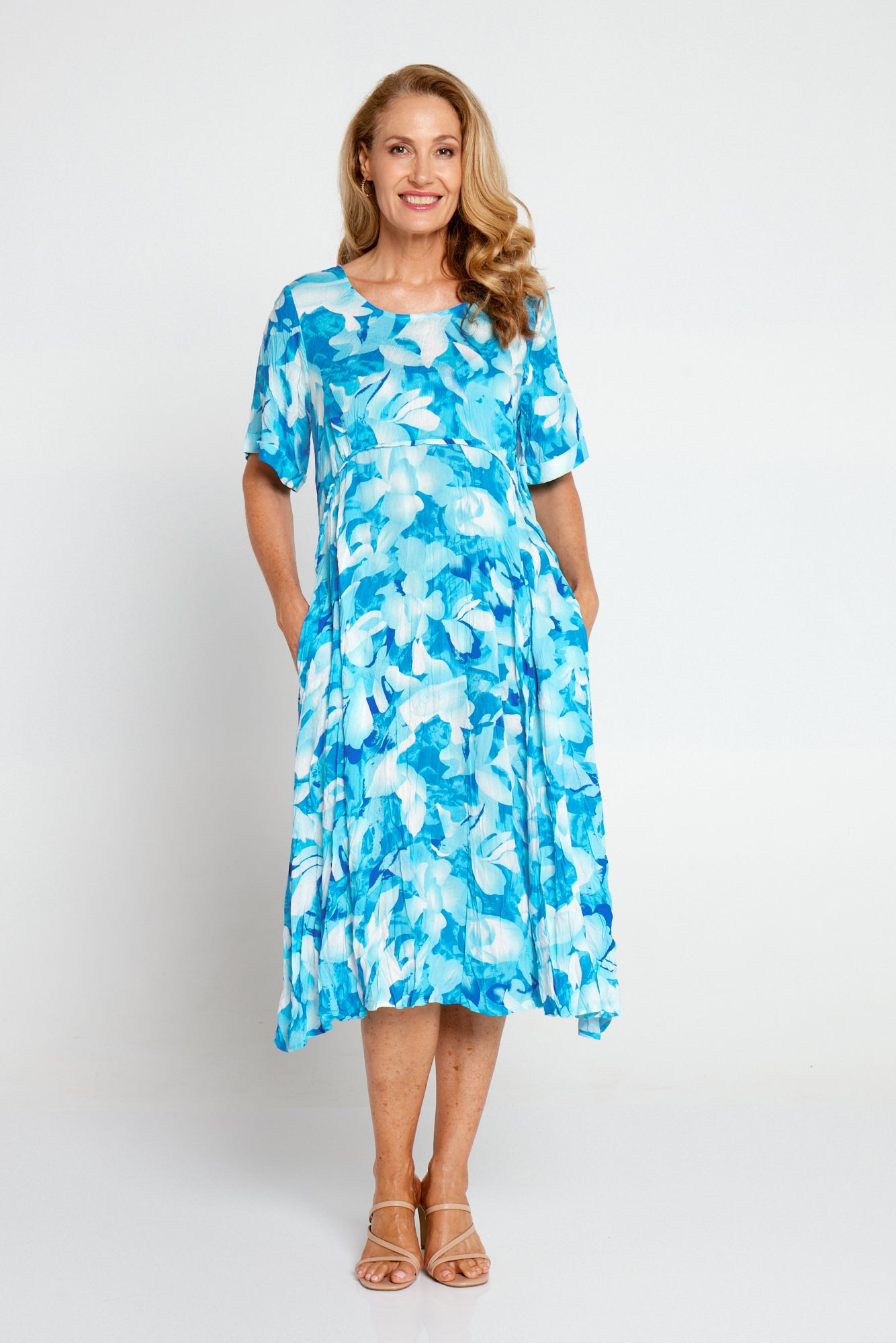 Waterhouse Dress - Azure Print