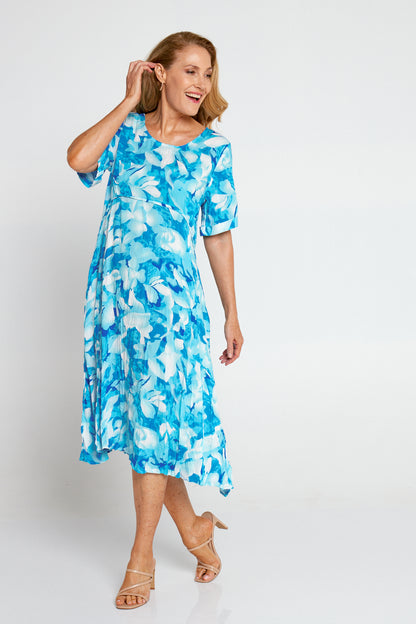 Waterhouse Dress - Azure Print
