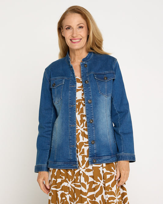 MJ Stretch Denim Jacket - Denim