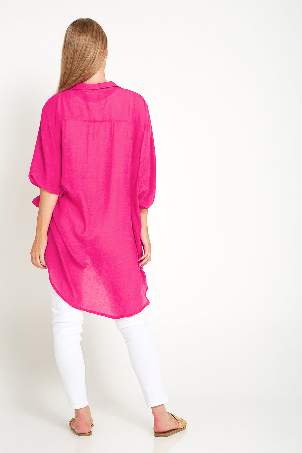 Comfort Shirt - Hot Pink  Cotton Village for Summer – TULIO Fashion