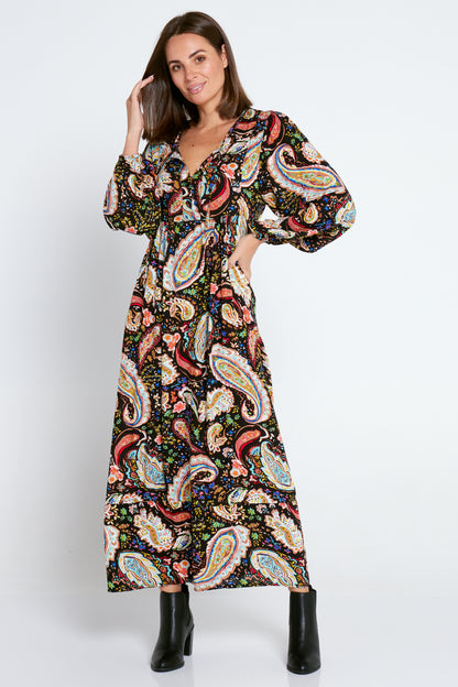 Woodstock Maxi Dress - Paisley