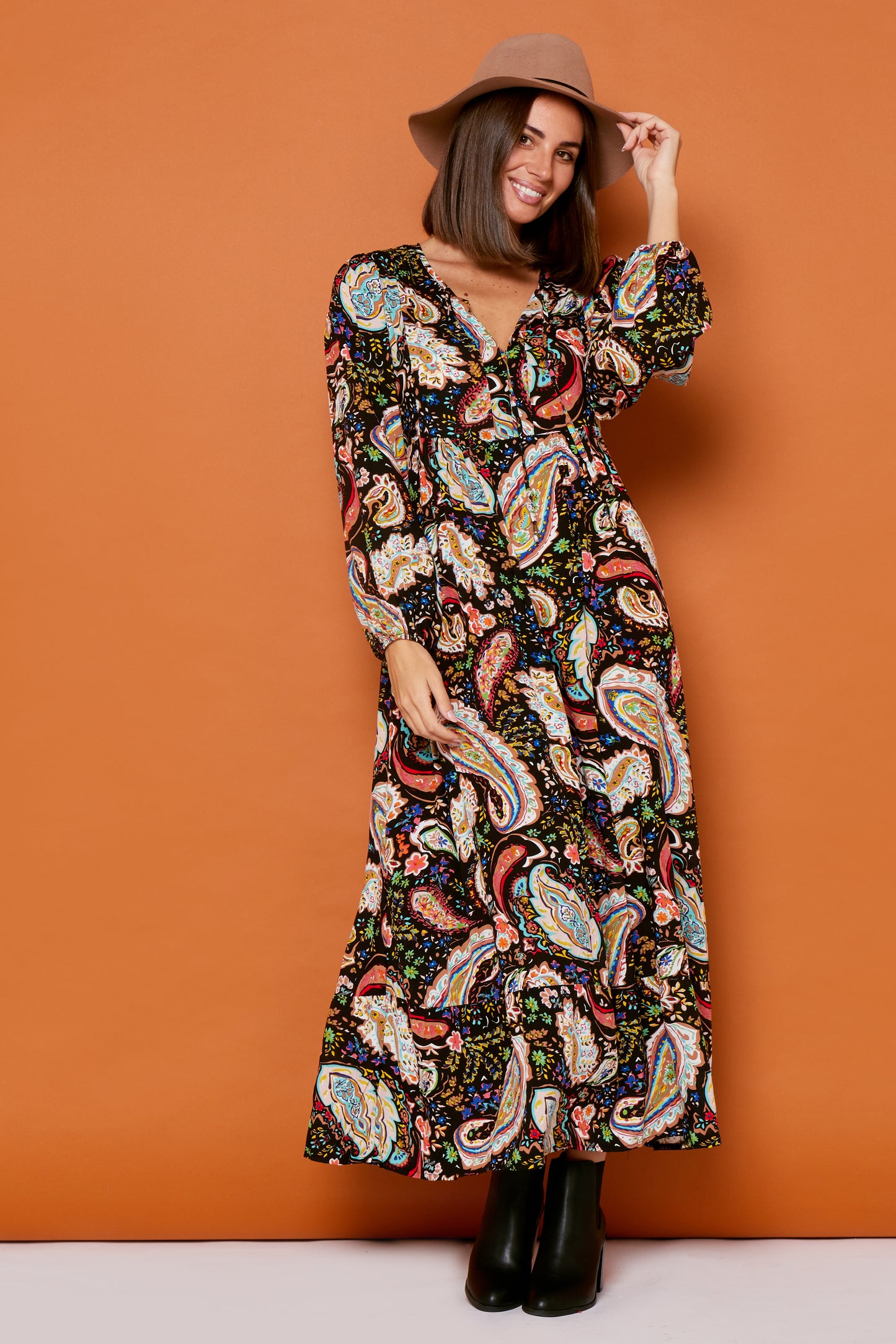 Woodstock Maxi Dress - Paisley – TULIO Fashion
